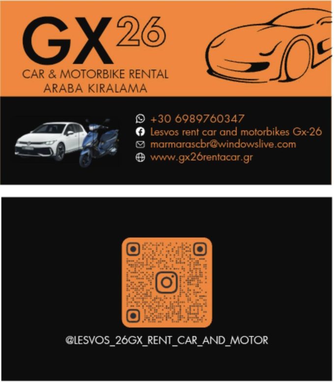 GX26 Car & Motorbike Rental Araba Kiralama